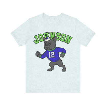 Black Frenchie College Mascot TShirt