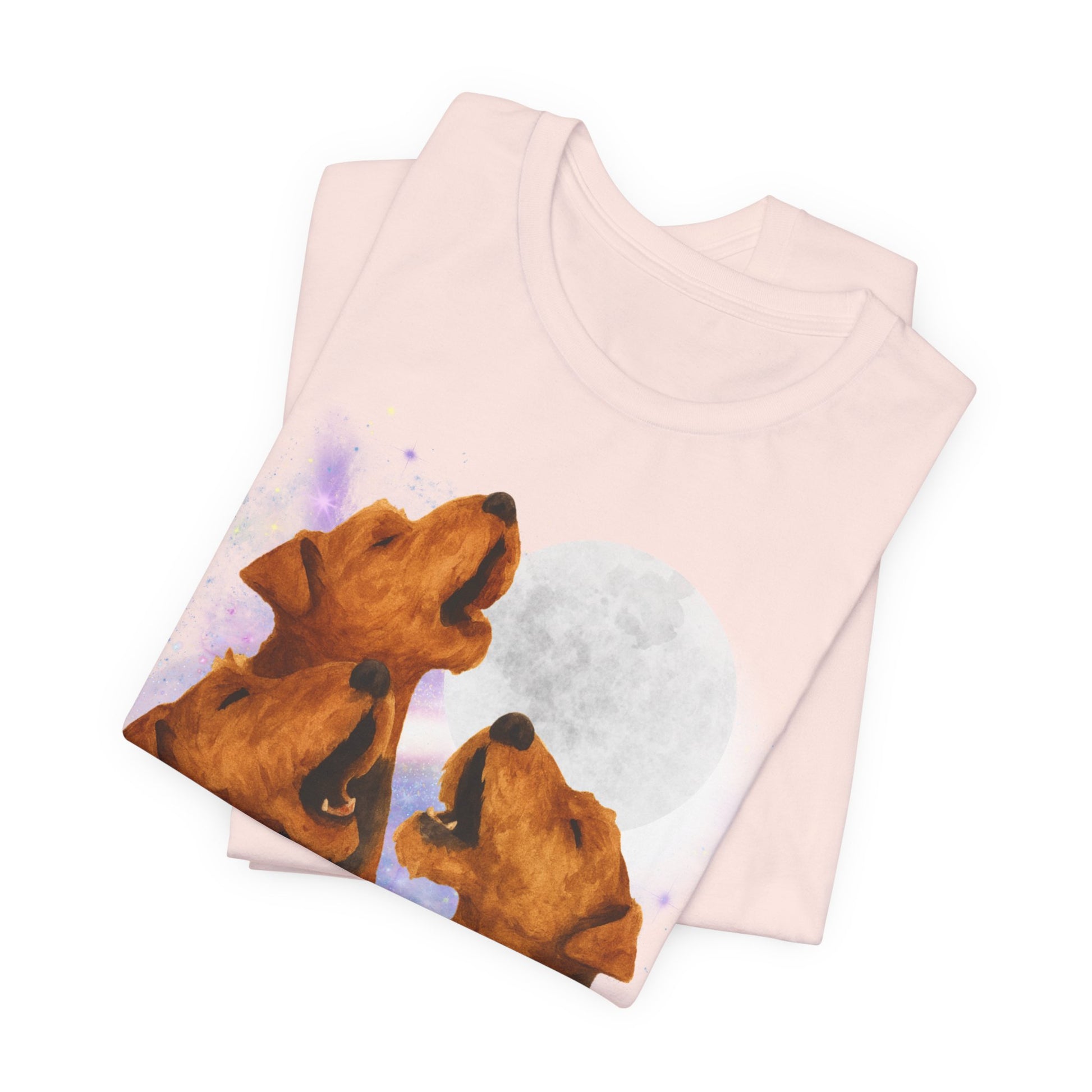 Airedale Terrier Howling TShirt