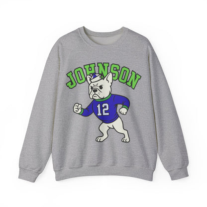 White Frenchie College Mascot Sweatshirt