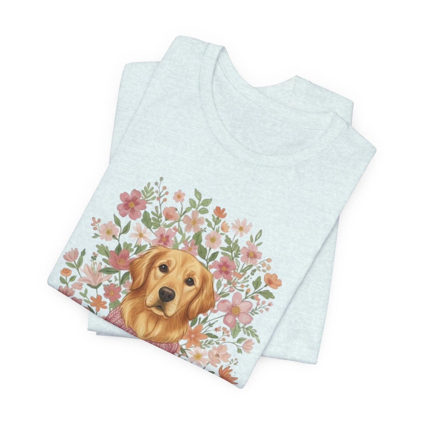 Golden Retriever Bouquet Tshirt