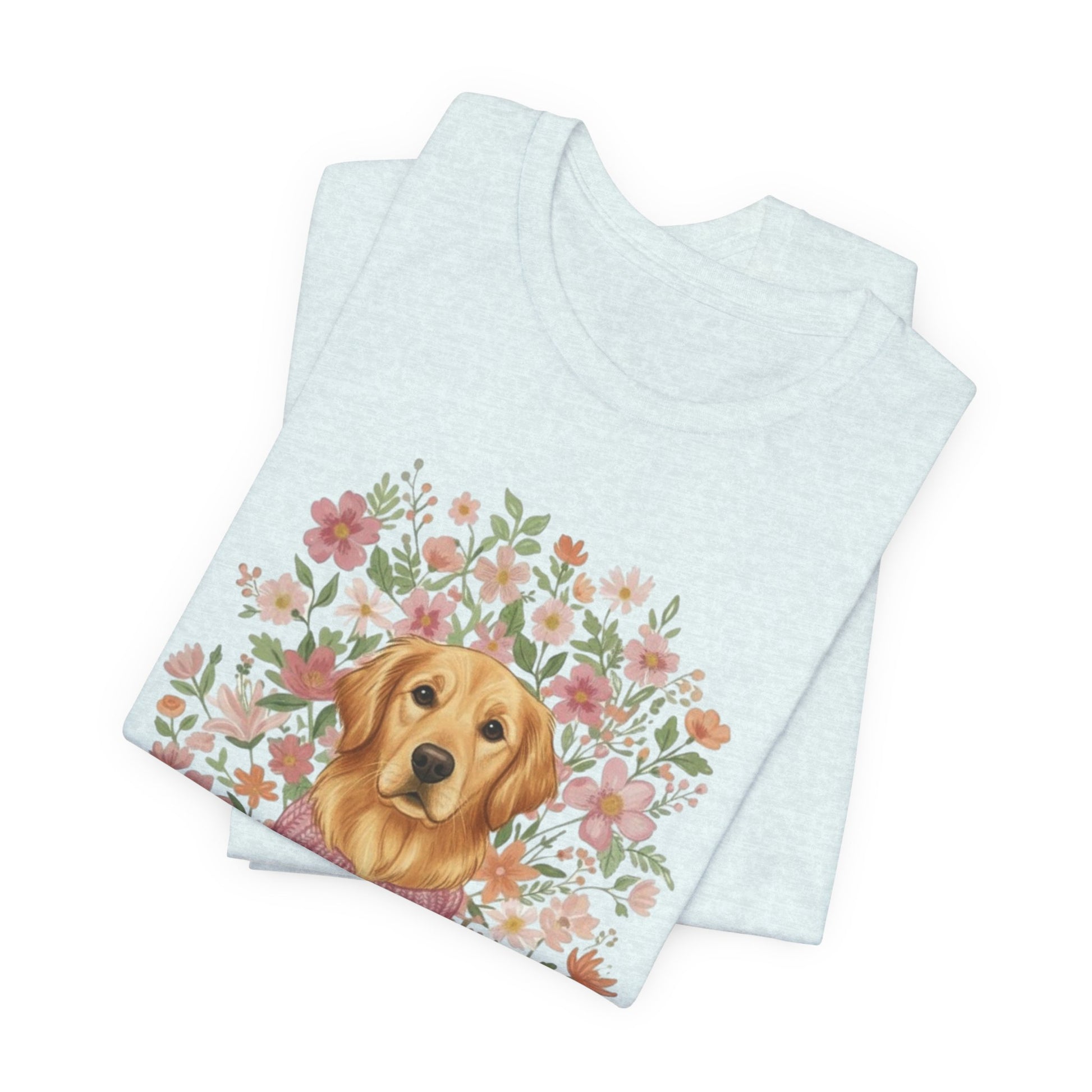 Golden Retriever Bouquet Tshirt
