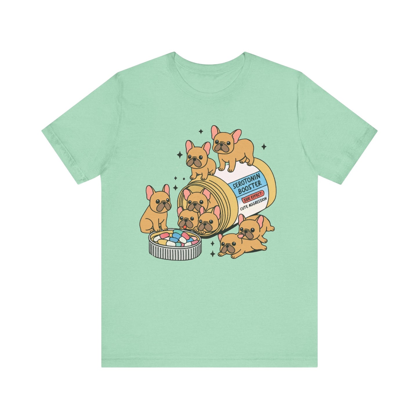 Serotonin Tee Fawn French Bulldog