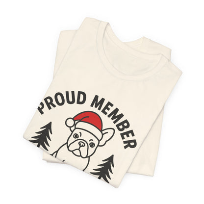 French Bulldog Naughty List TShirt