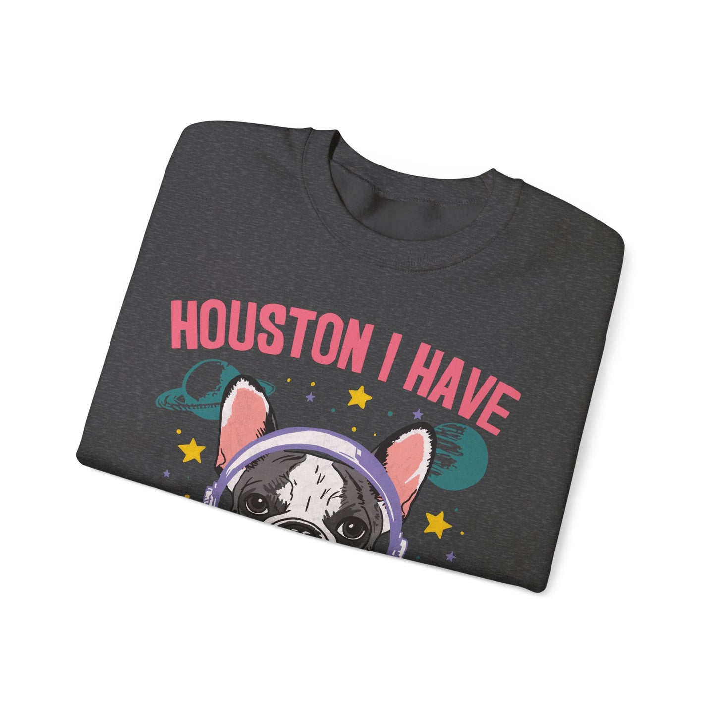 Piebald Frenchie Houston Space Sweatshirt