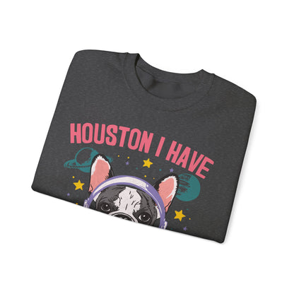 Piebald Frenchie Houston Space Sweatshirt