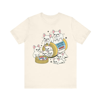 Serotonin Tee White French Bulldog