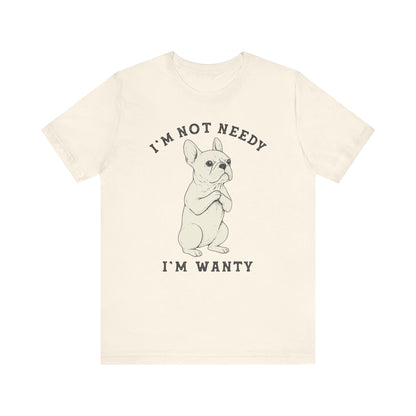 White French Bulldog Wanty TShirt