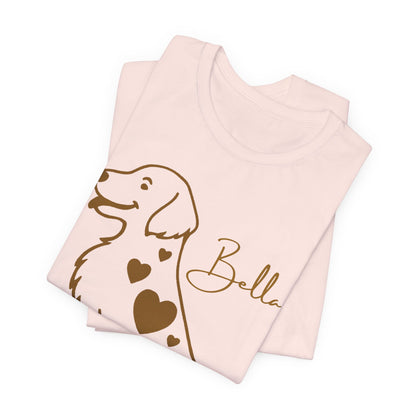 Golden Retriever Heart Dog TShirt