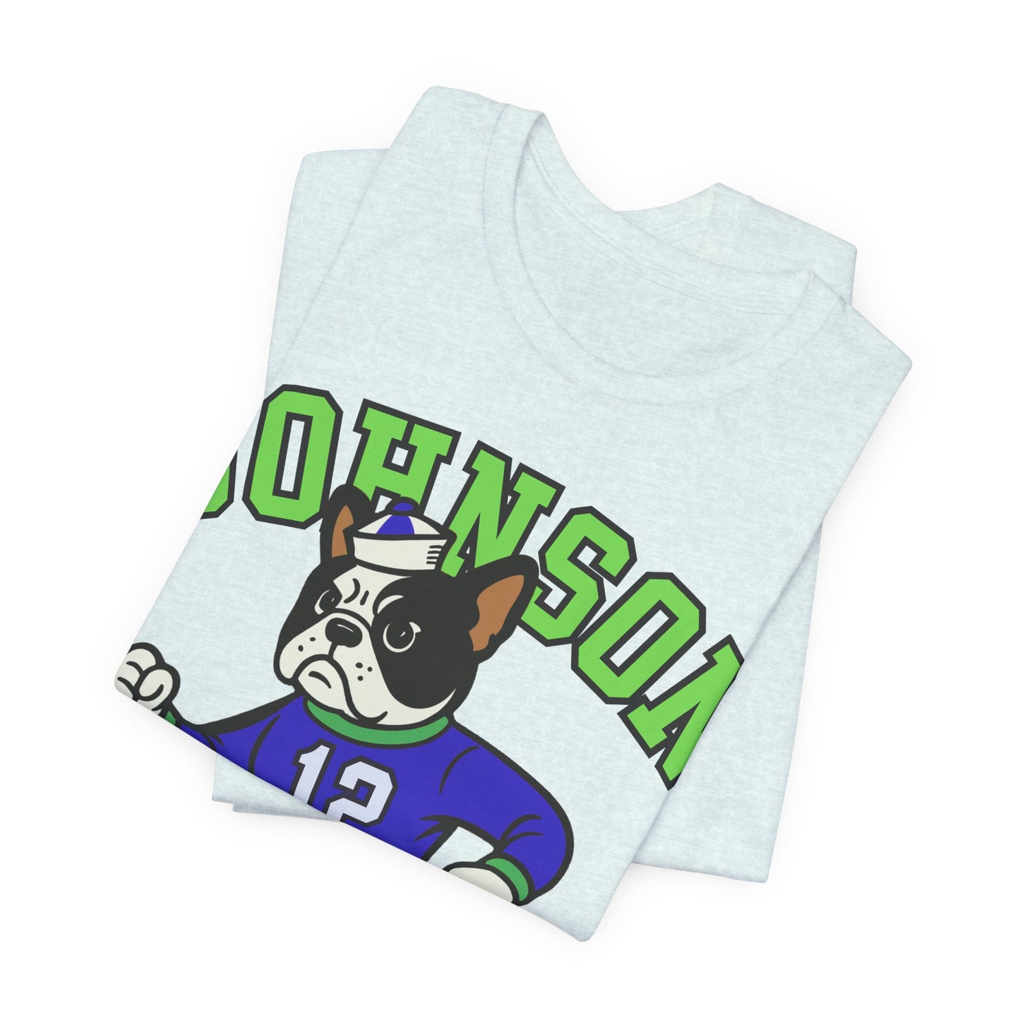 Piebald Frenchie College Mascot TShirt