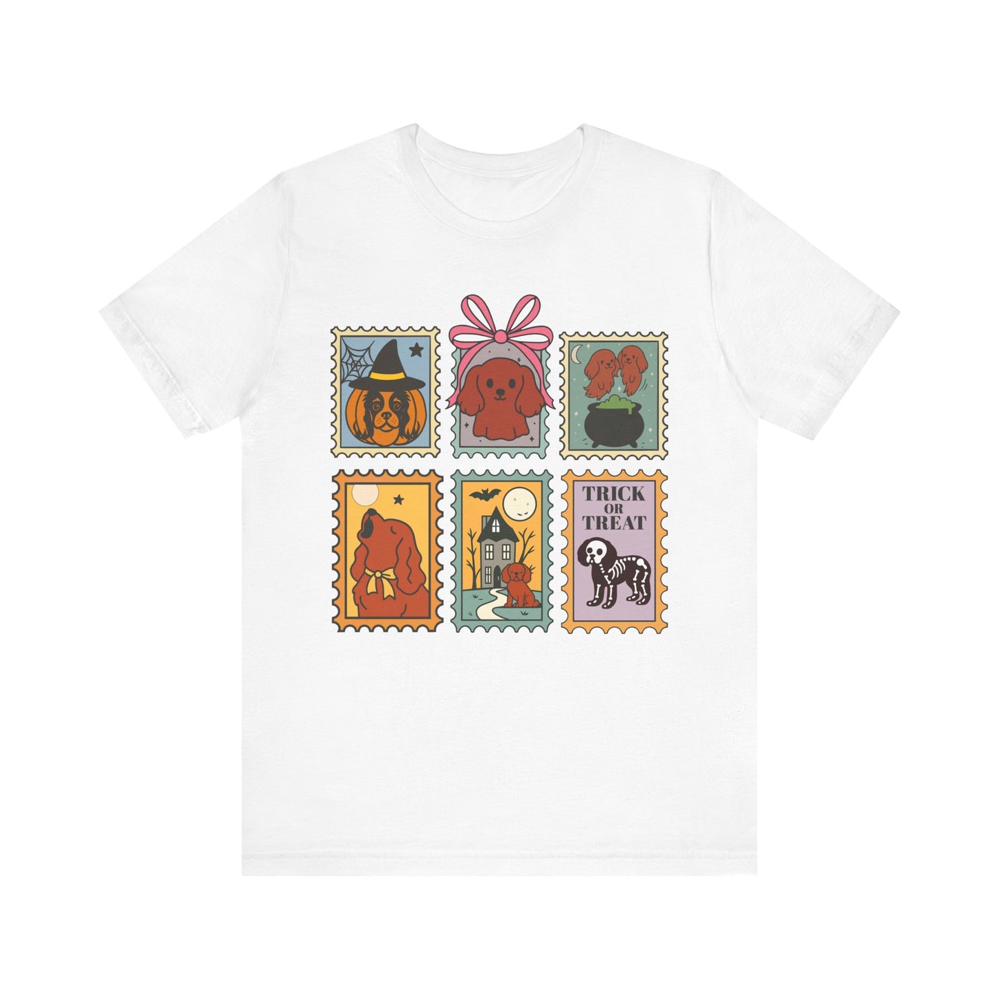 Ruby Cavalier Spooky Stamps TShirt