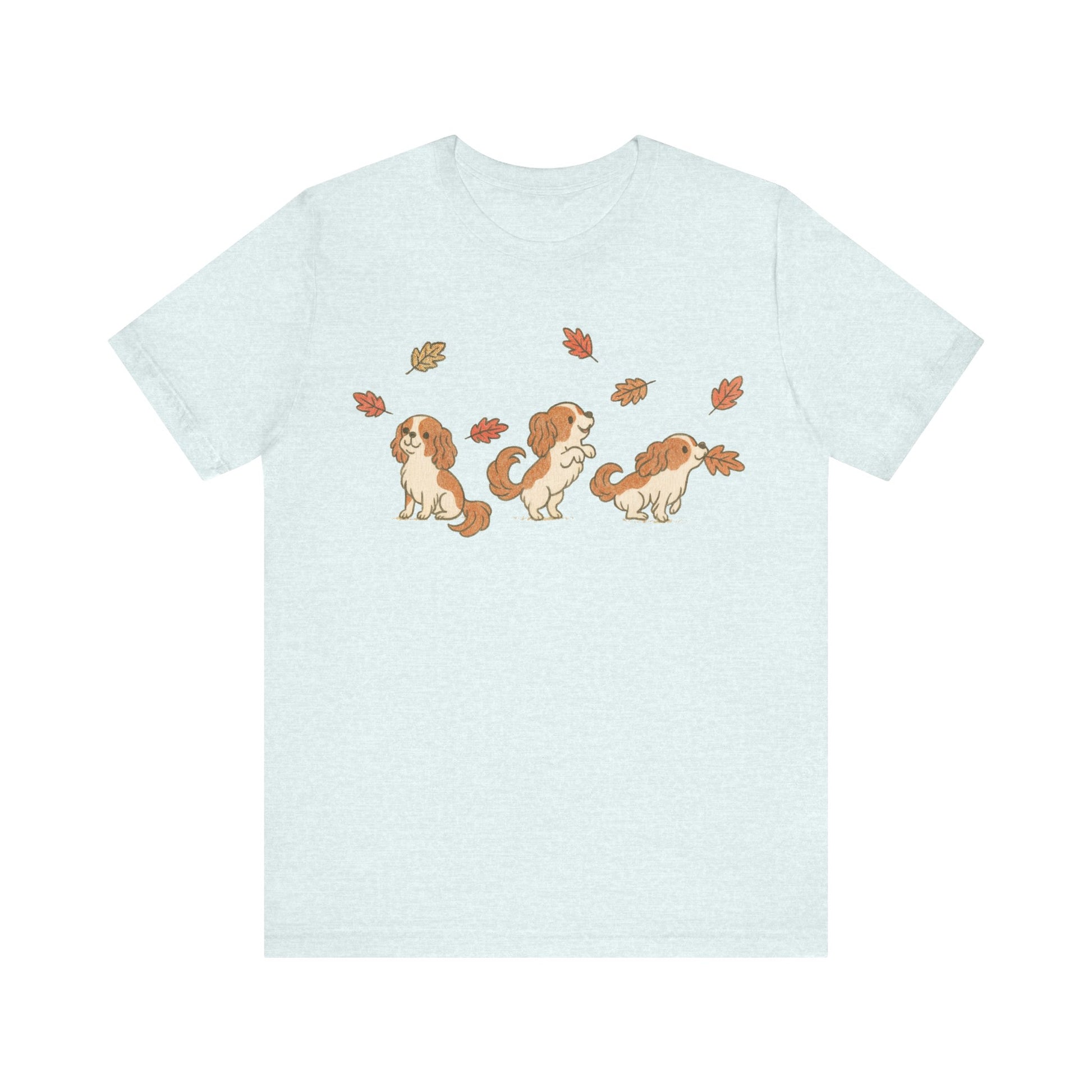 Blenheim Cavalier Chasing Leaves TShirt