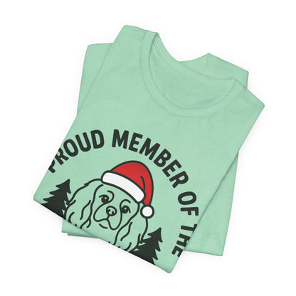 Cavalier King Charles Naughty List TShirt