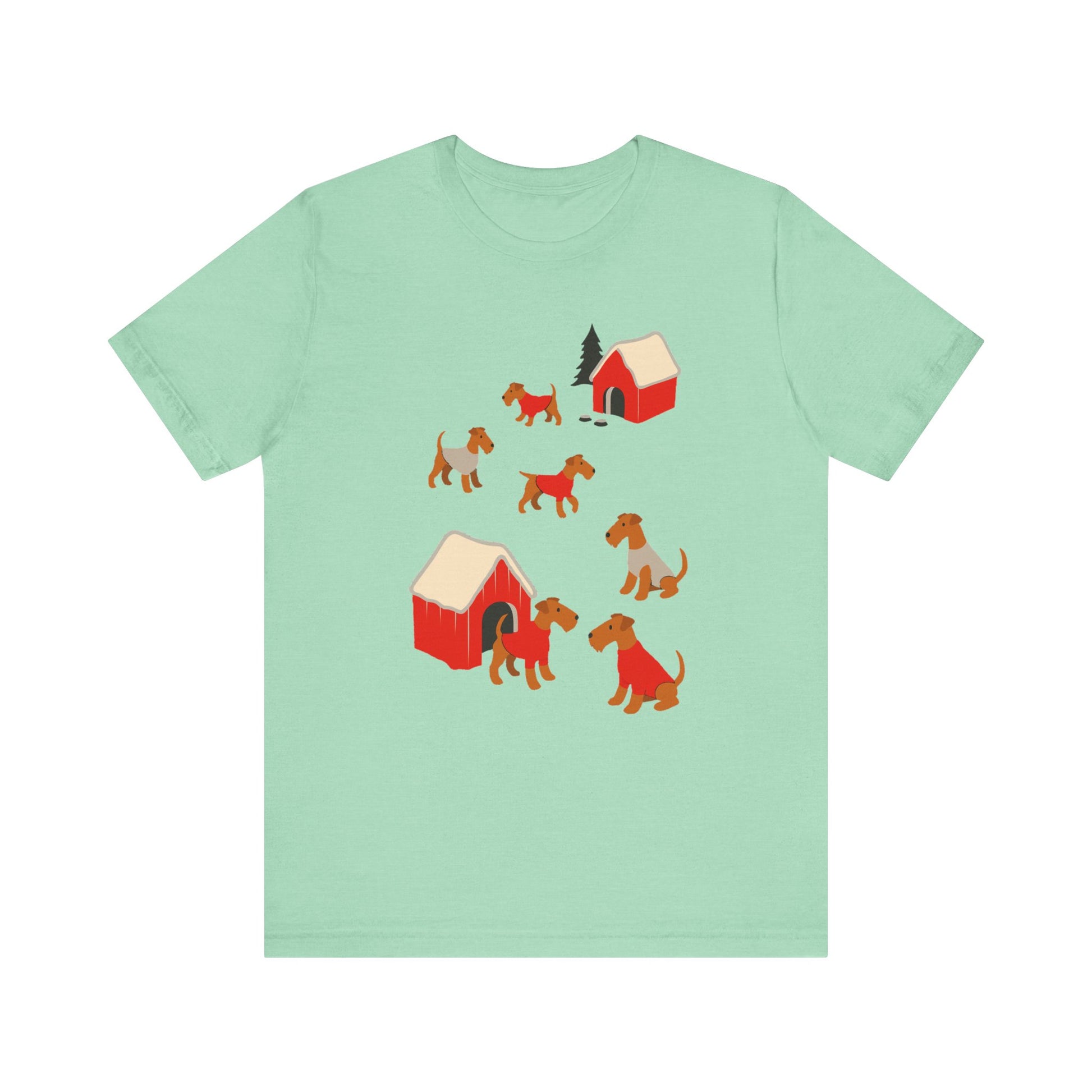 Airedale Terrier Snow Play TShirt