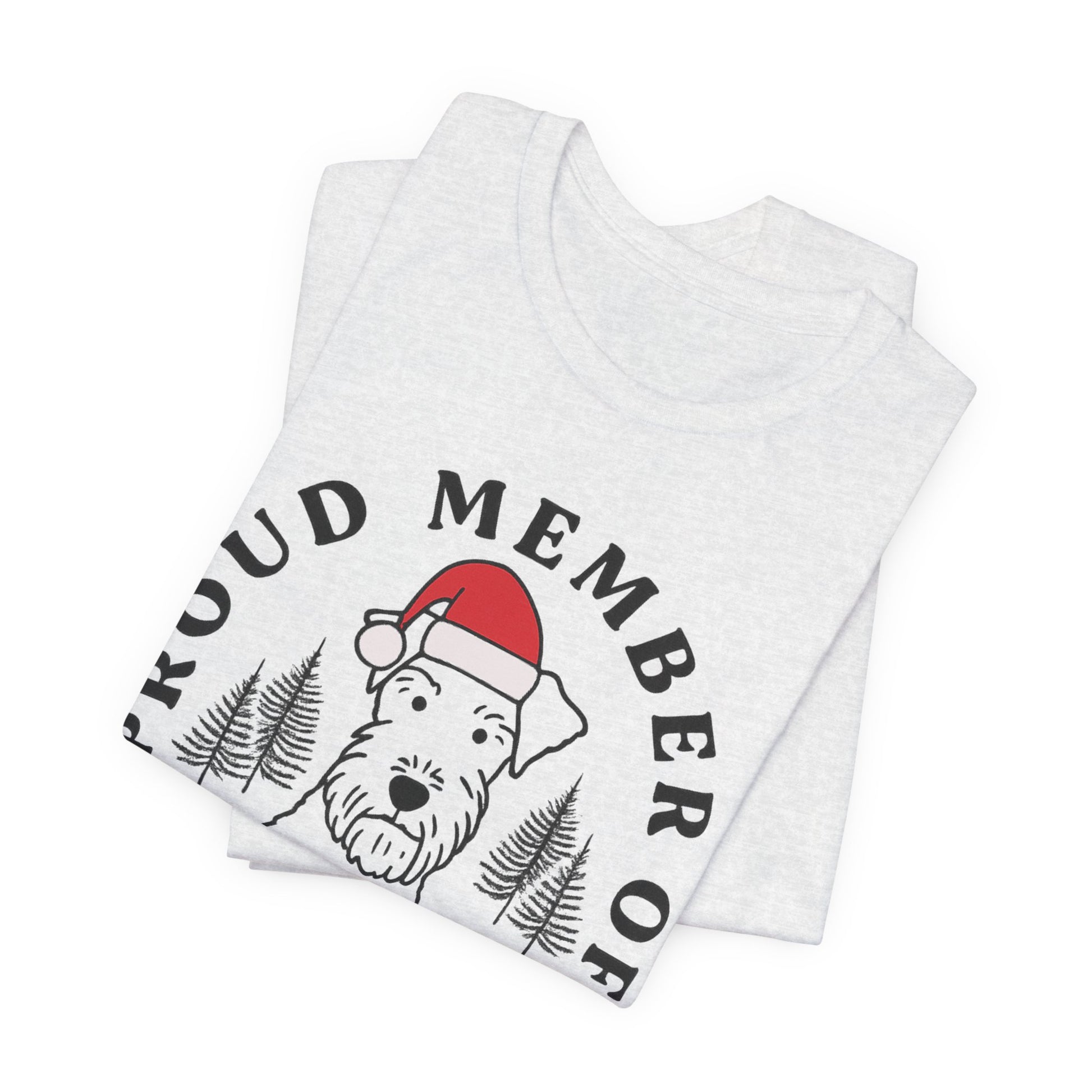 Airedale Terrier Naughty List TShirt