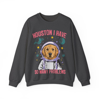 Golden Retriever Houston Space Sweatshirt