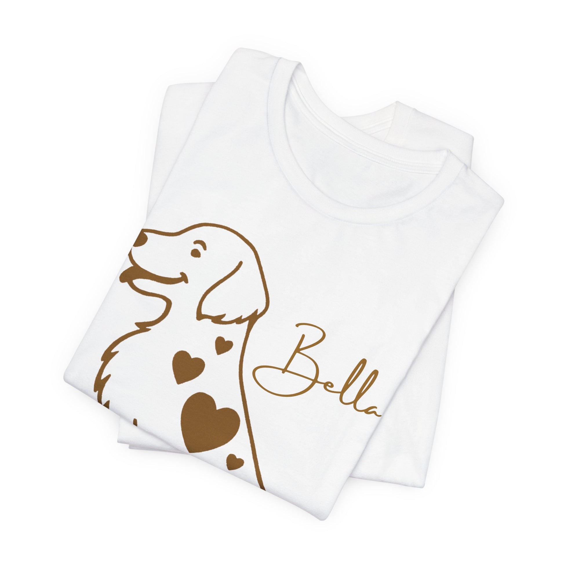 Golden Retriever Heart Dog TShirt