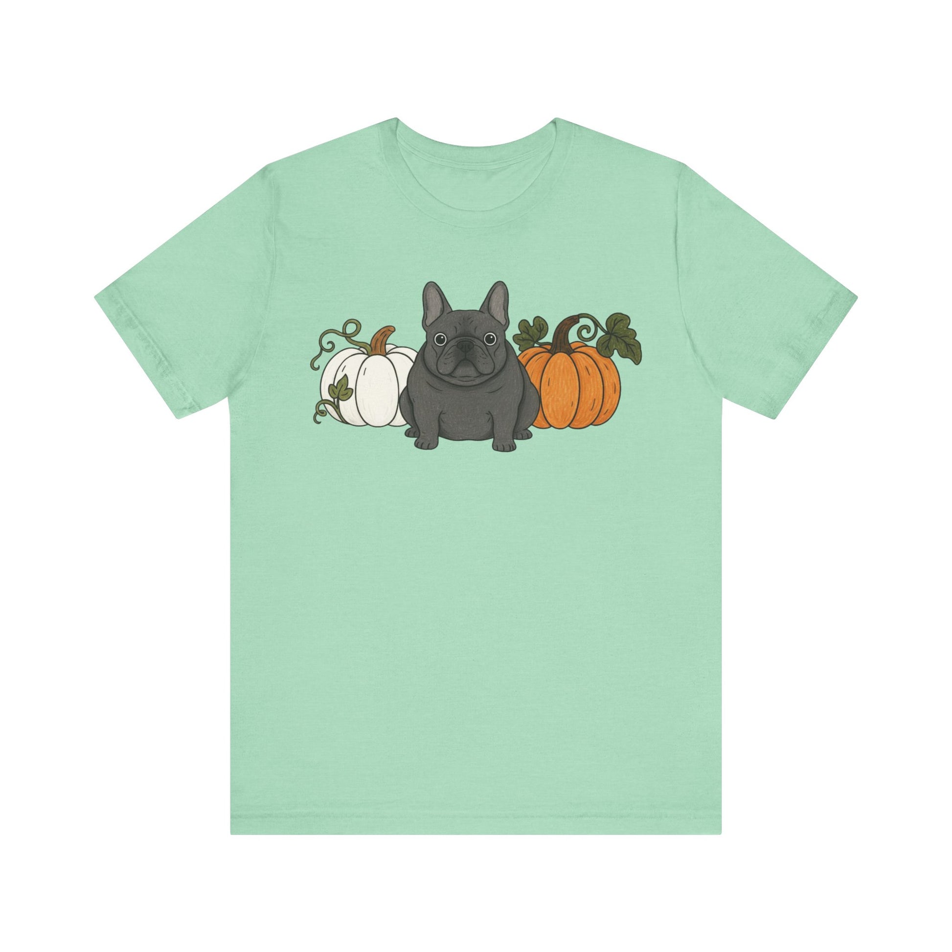 Black Frenchie Pupkin Unisex Tshirt