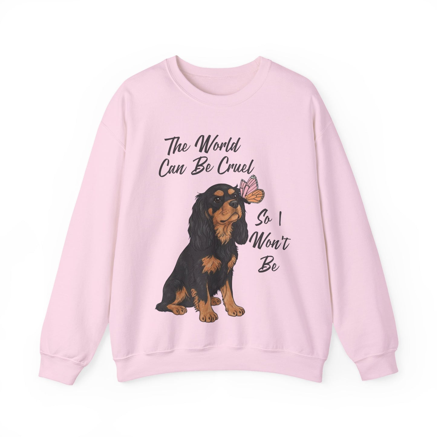 Cruel World Black Tan Cavalier Sweatshirt
