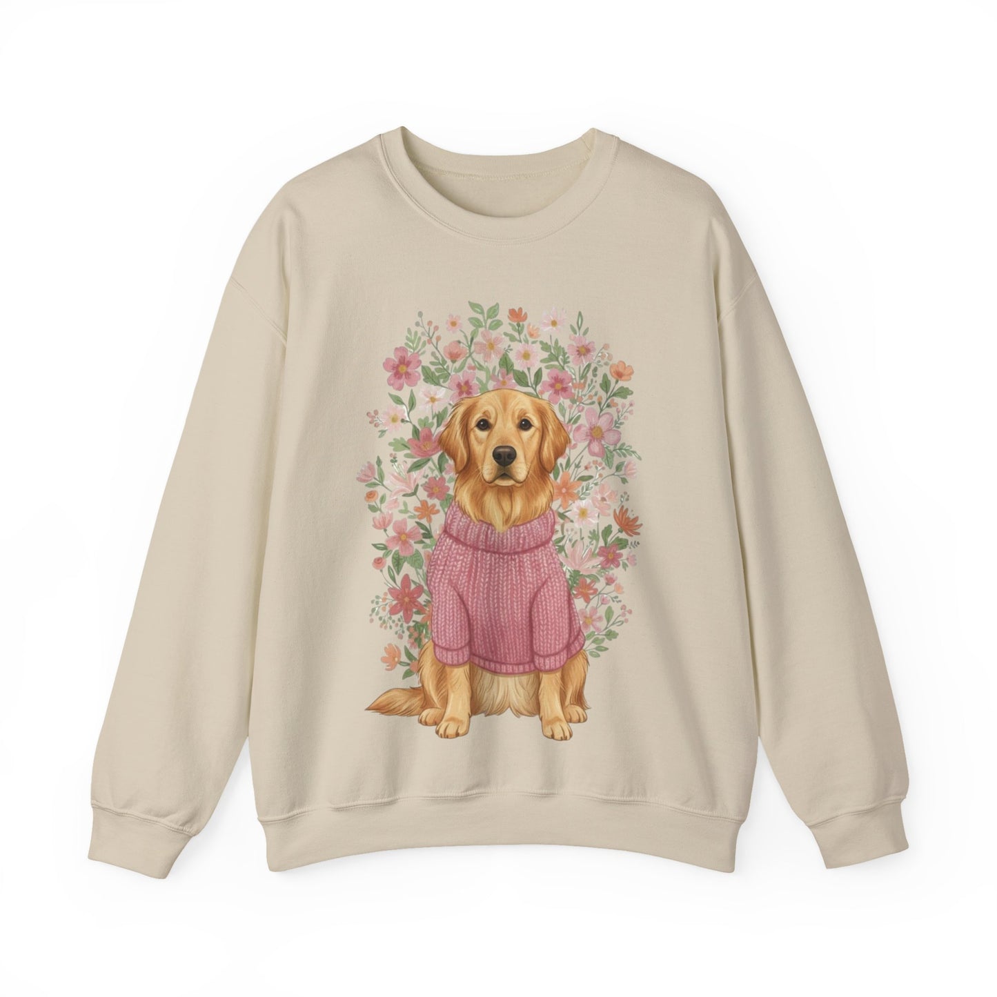 Golden Retriever Bouquet Sweatshirt
