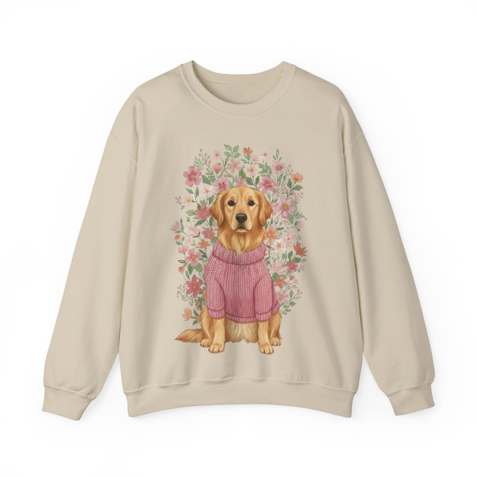 Golden Retriever Bouquet Sweatshirt