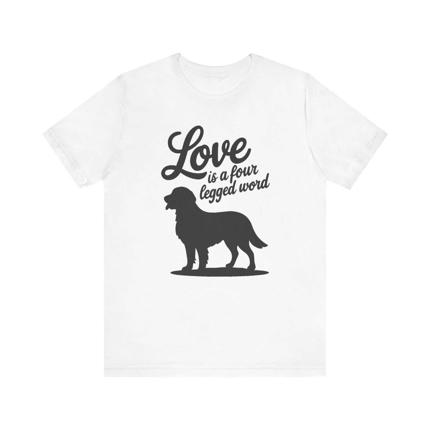 Golden Retriever Four Legged Word TShirt