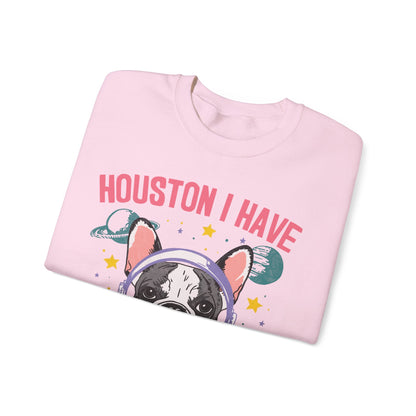 Piebald Frenchie Houston Space Sweatshirt