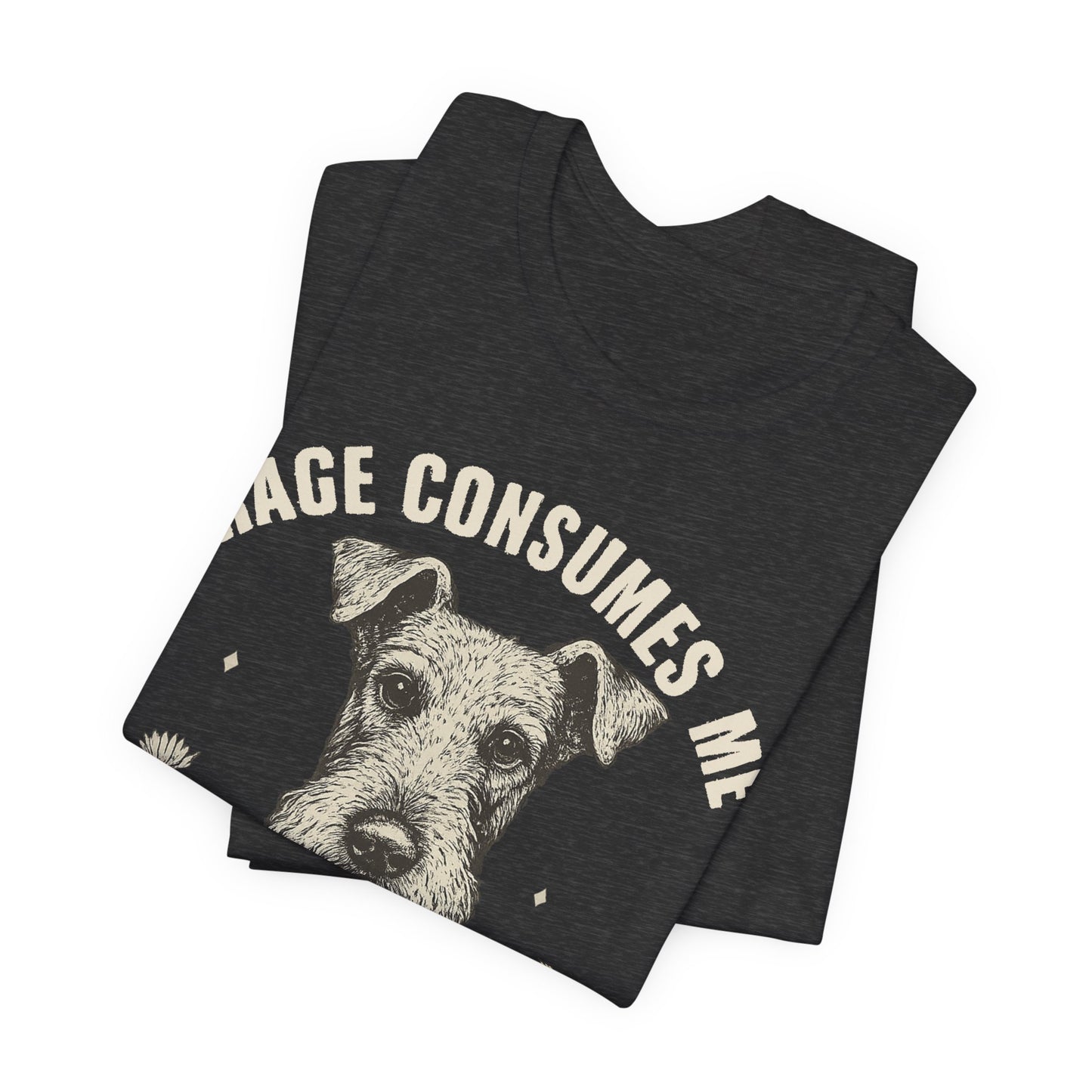 Airedale Terrier Rage Unisex Tshirt