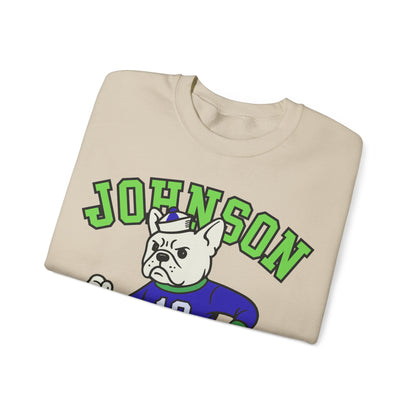 White Frenchie College Mascot Sweatshirt