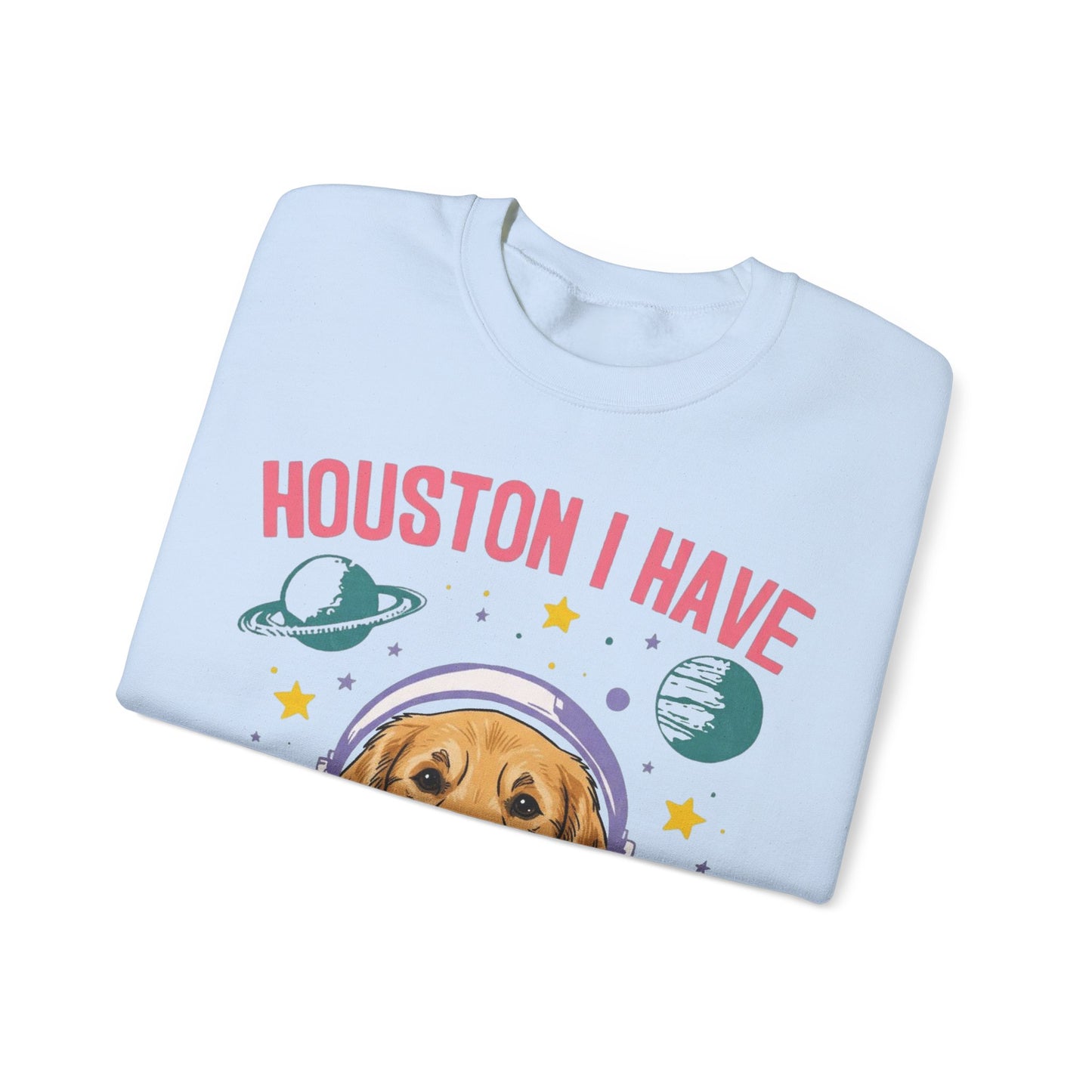 Golden Retriever Houston Space Sweatshirt