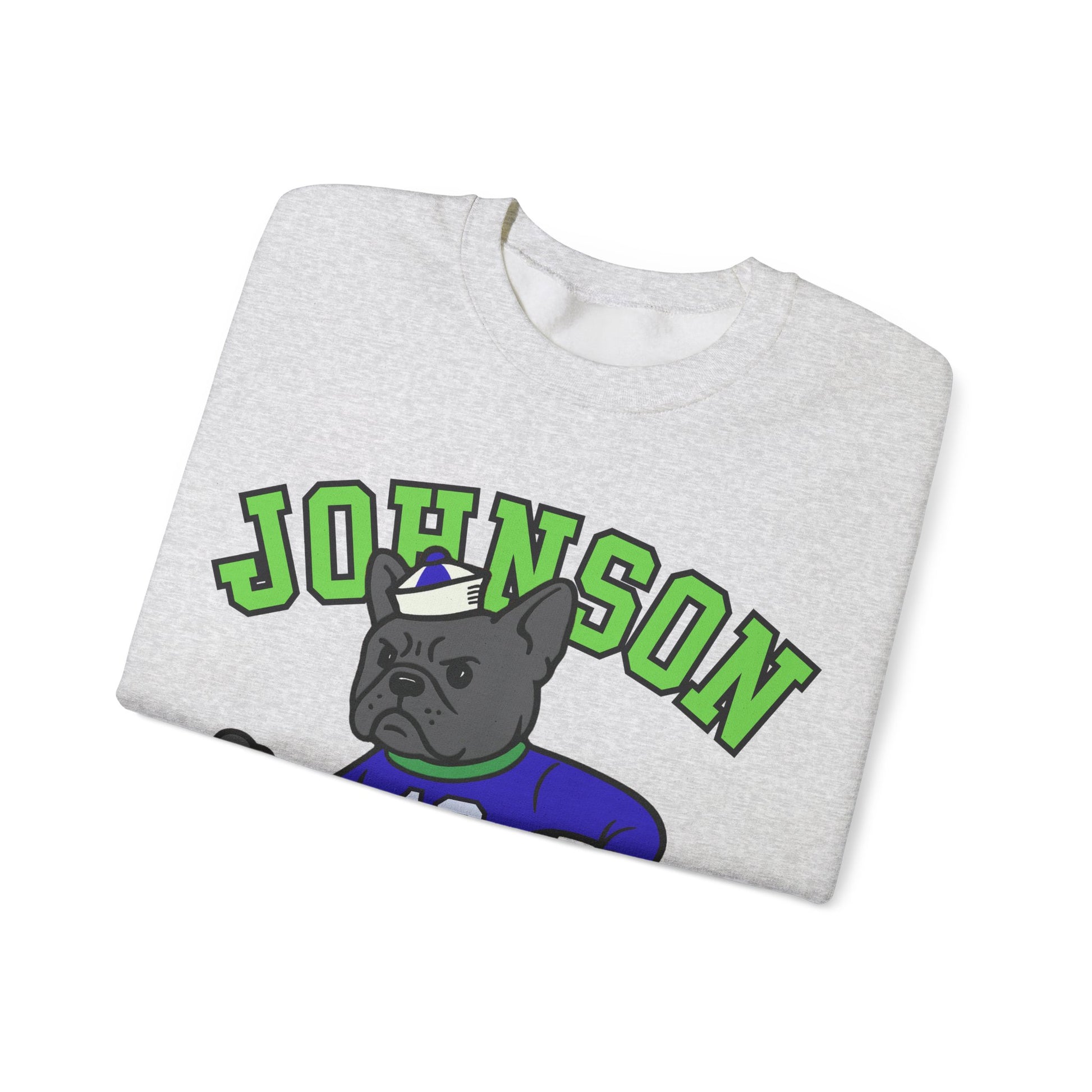 Black Frenchie College Mascot Sweatshirt