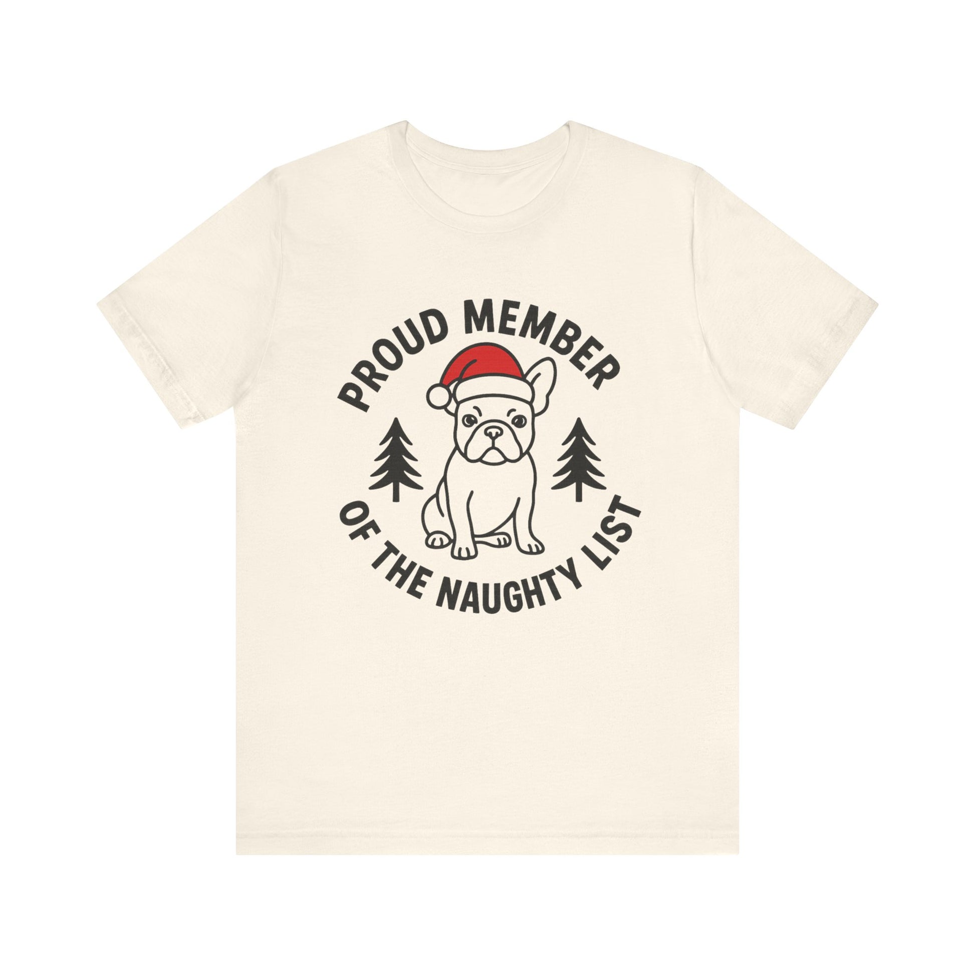 French Bulldog Naughty List TShirt