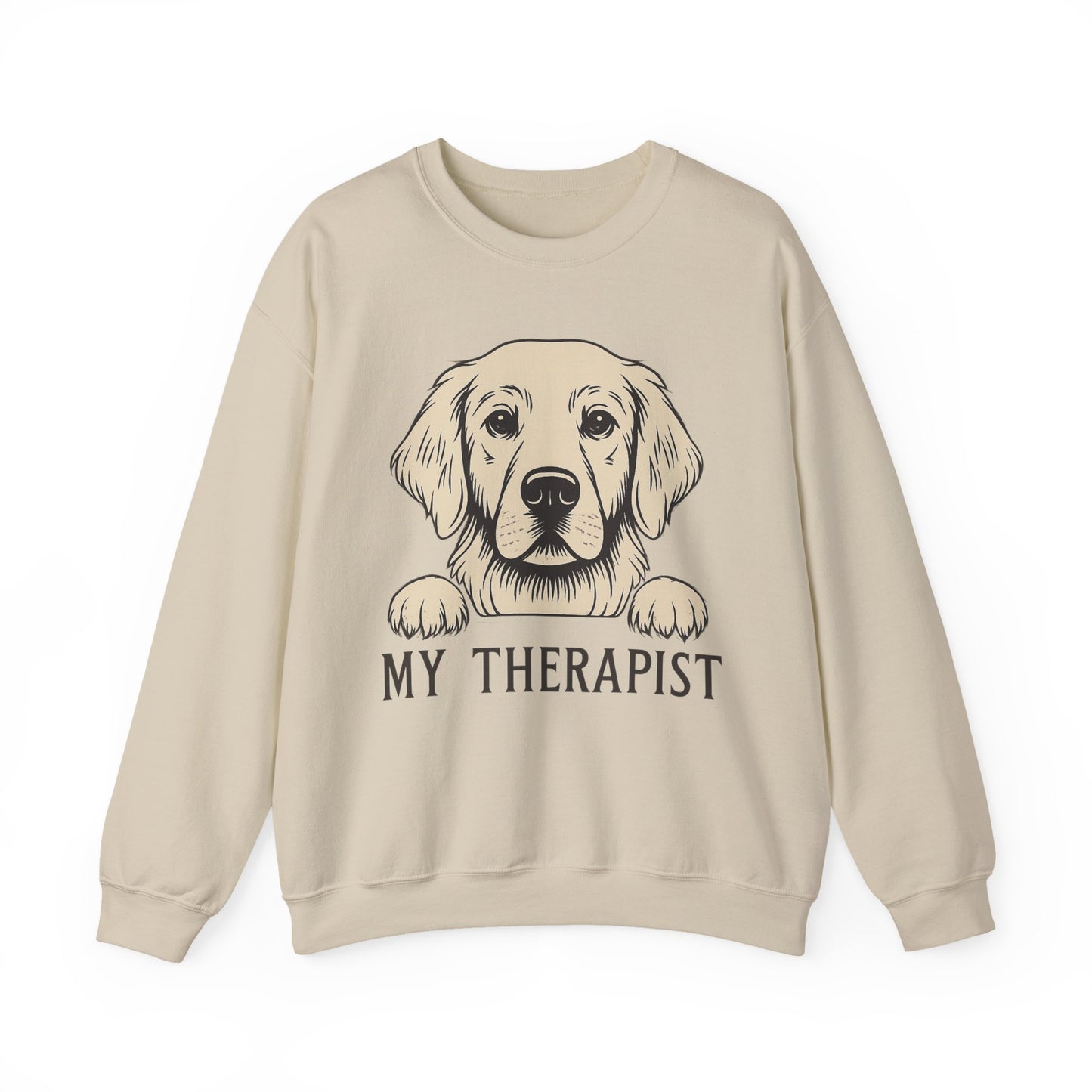 Therapist Golden Retriever Sweatshirt