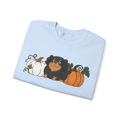 Black Tan Cavalier Pupkin Unisex Sweatshirt