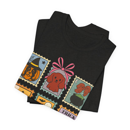 Ruby Cavalier Spooky Stamps TShirt