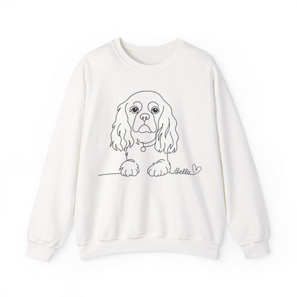 Single Line Name Cavalier Sweatshirt