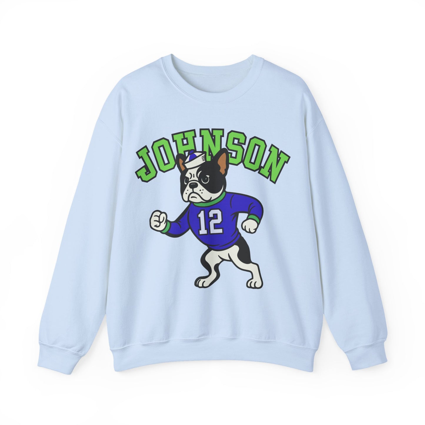 Piebald Frenchie College Mascot Sweatshirt