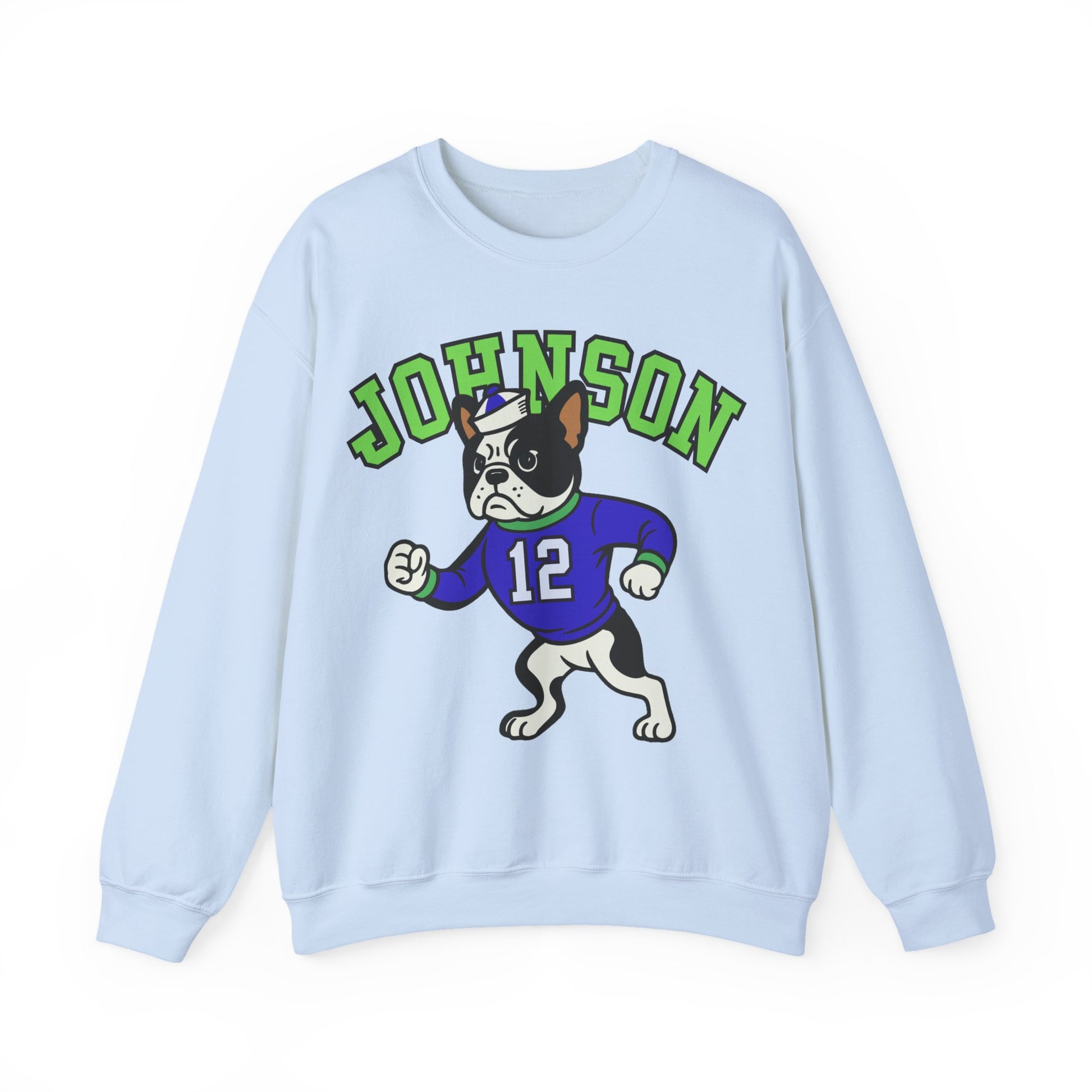 Piebald Frenchie College Mascot Sweatshirt