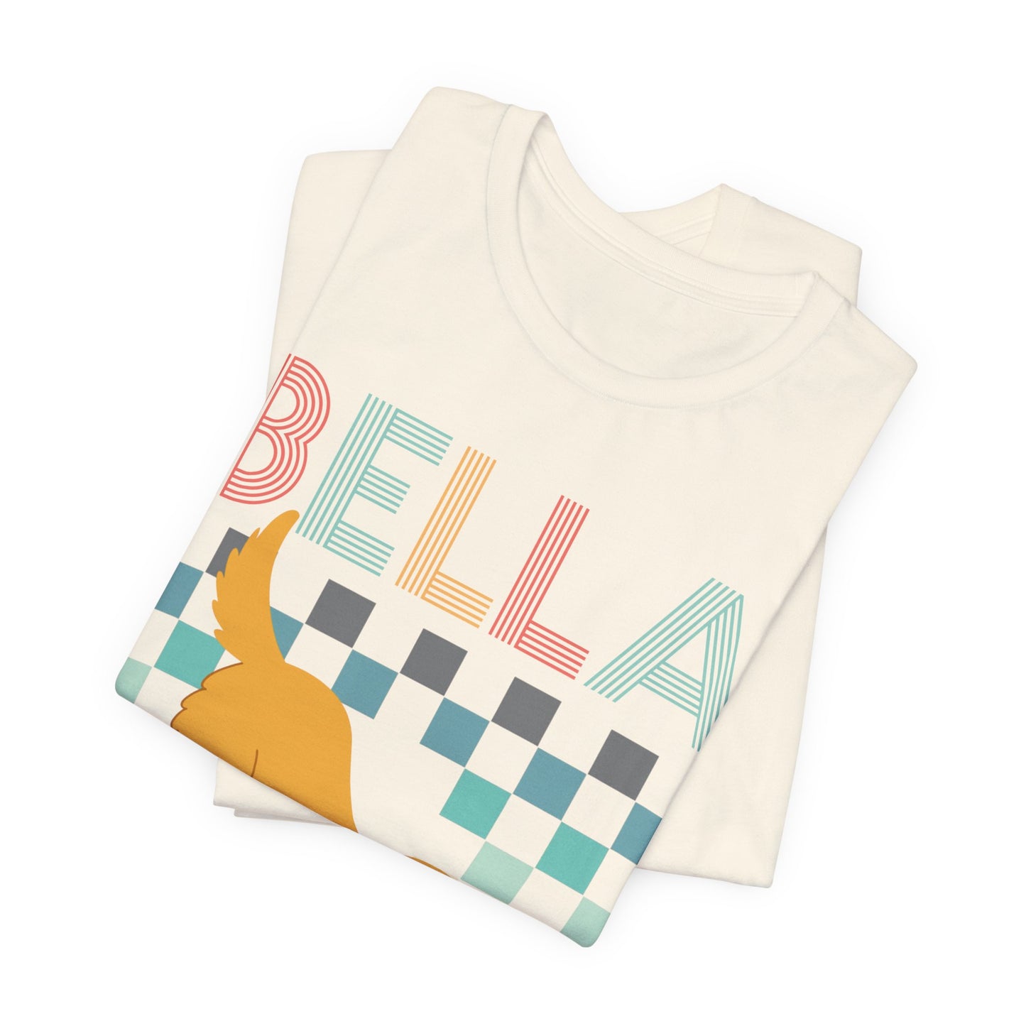 Golden Retriever Checkered TShirt