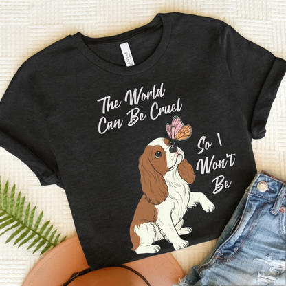 Cruel World Blenheim Cavalier Tshirt Solid Black Blend