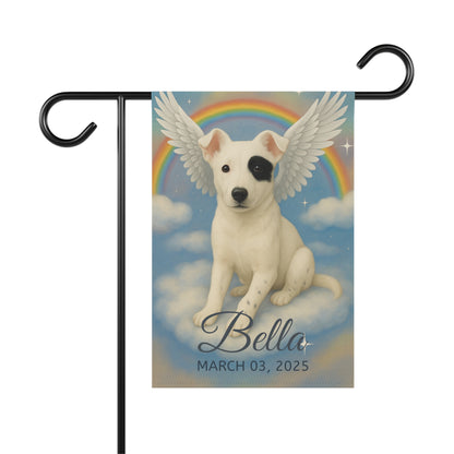 Custom Mutt Angel Garden Flag