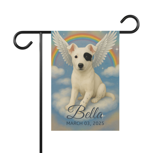 Custom Mutt Angel Garden Flag