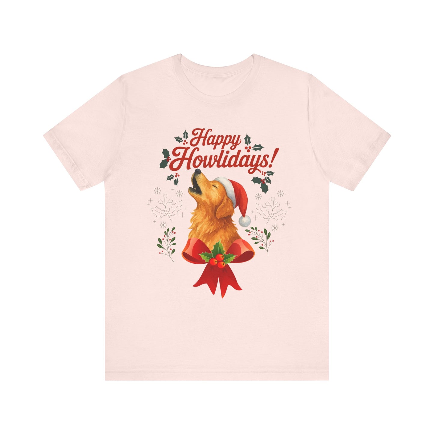 Golden Retriever Happy Howlidays TShirt
