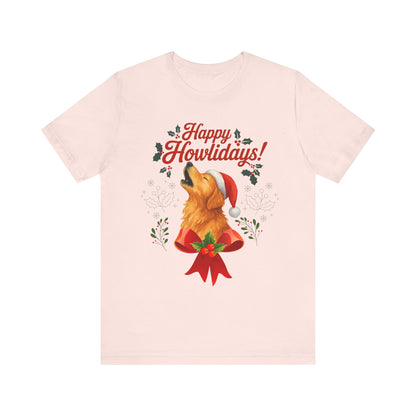 Golden Retriever Happy Howlidays TShirt