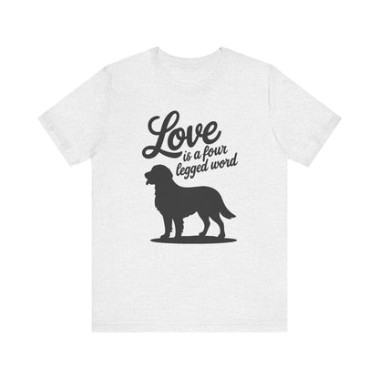 Golden Retriever Four Legged Word TShirt