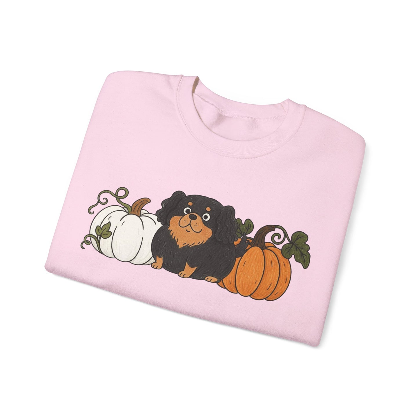 Black Tan Cavalier Pupkin Unisex Sweatshirt