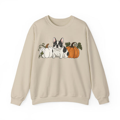 Piebald Frenchie Pupkin Unisex Sweatshirt