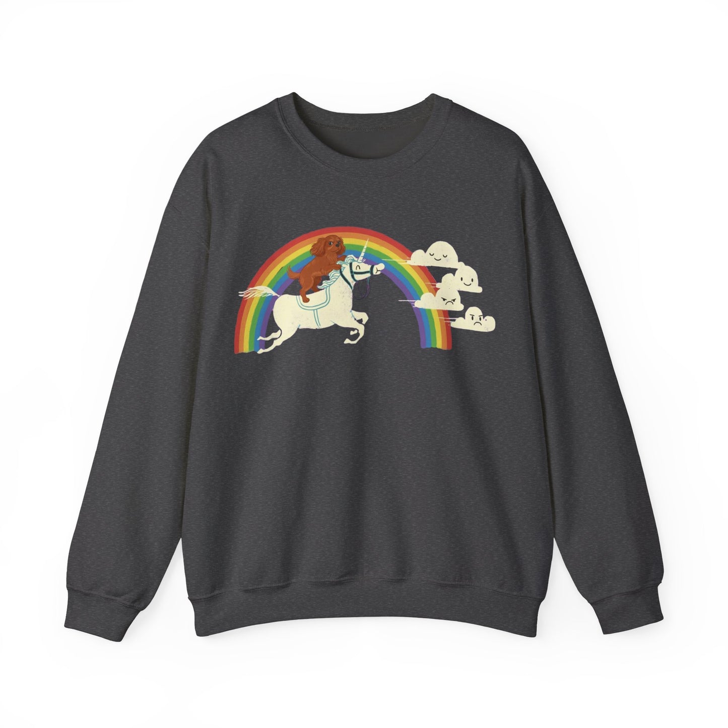 Rainbow and Unicorn Ruby Cavalier Sweatshirt