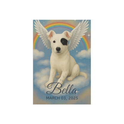 Custom Mutt Angel Garden Flag