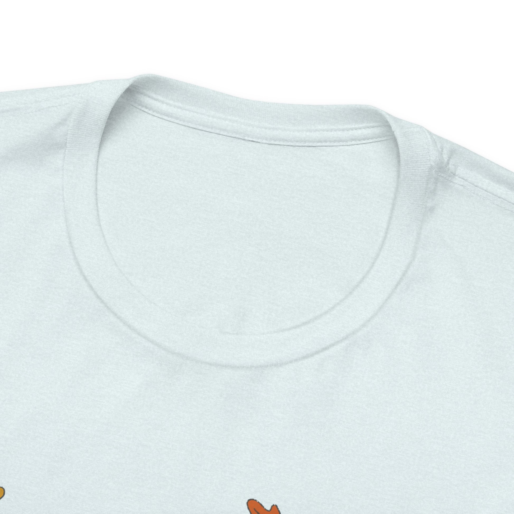 White Frenchie Chasing Leaves TShirt