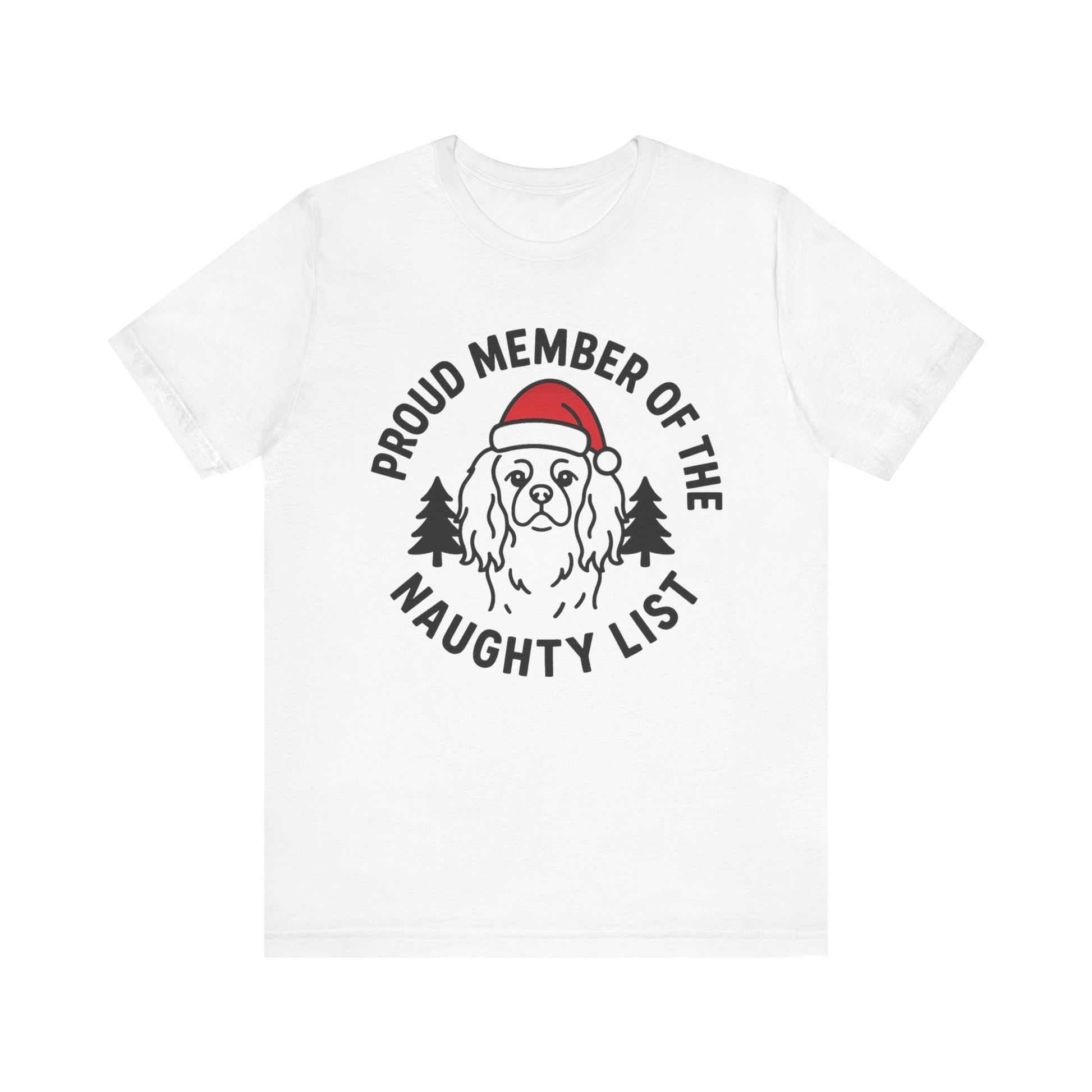Cavalier King Charles Naughty List TShirt